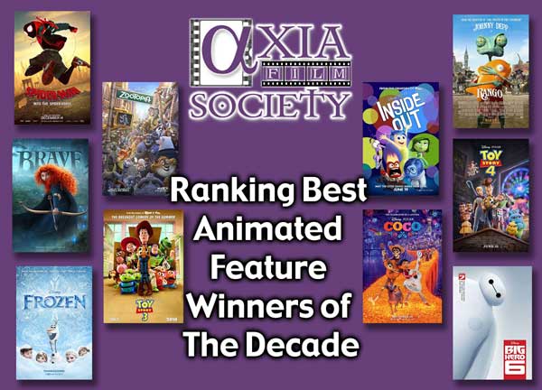 Best Animated Feature Oscar Winners Ranked