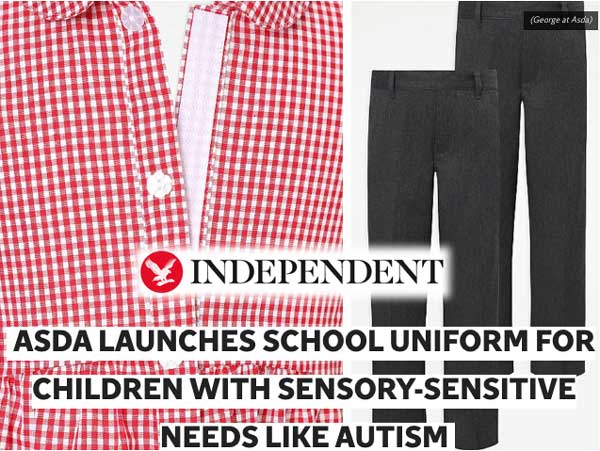 Asda launches school uniform for children with sensory-sensitive needs like  autism - Axia ASD