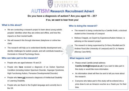 autism research jobs uk