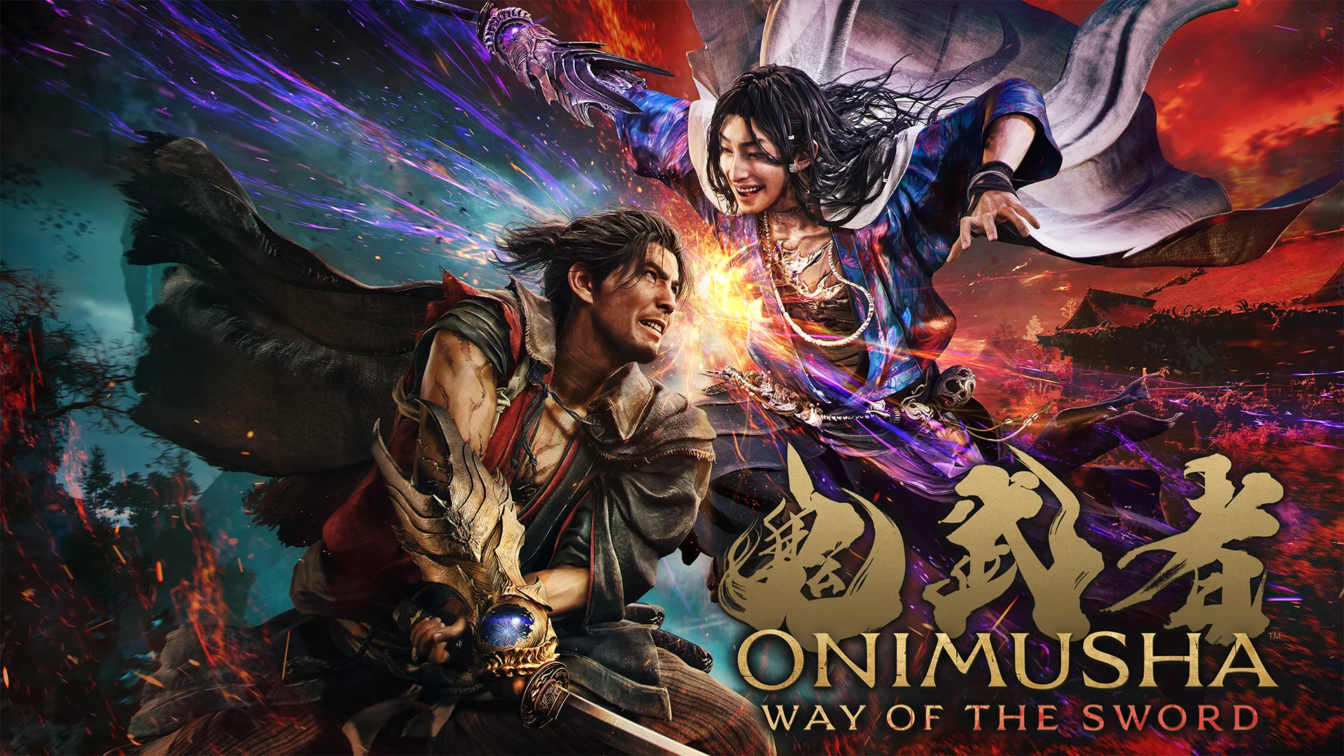 onimusha way of the sword landscape art logo